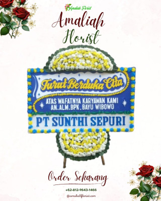 Papan Bunga Duka di Bajak