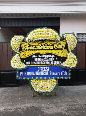 Papan Bunga Duka di Bajak